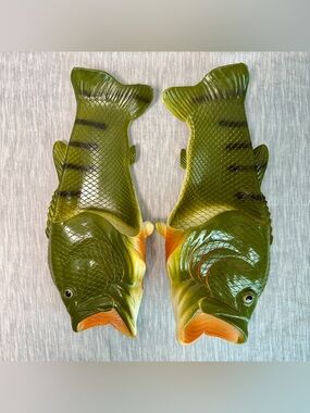 GWW Fish Sandals | Largemouth Bass Slides | EU 48/49